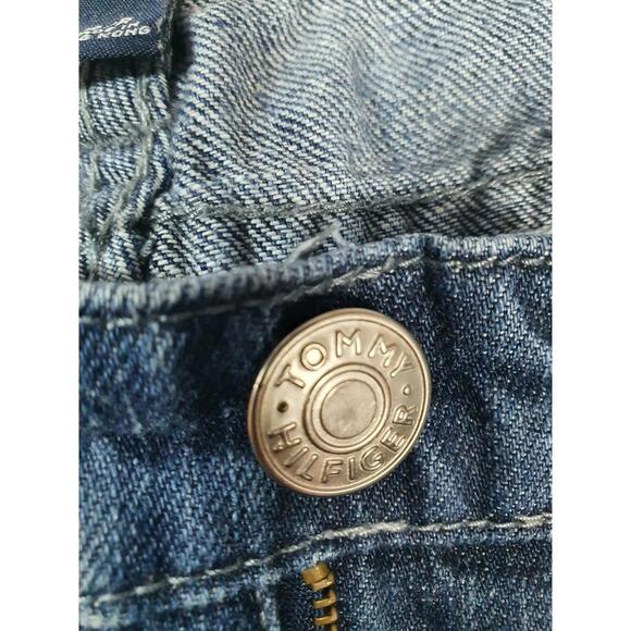 Tommy Hilfiger Jeans Womens 4 Blue Denim Boot Cut Flap‎ Pockets Medium Wash Y2K - Picture 9 of 10